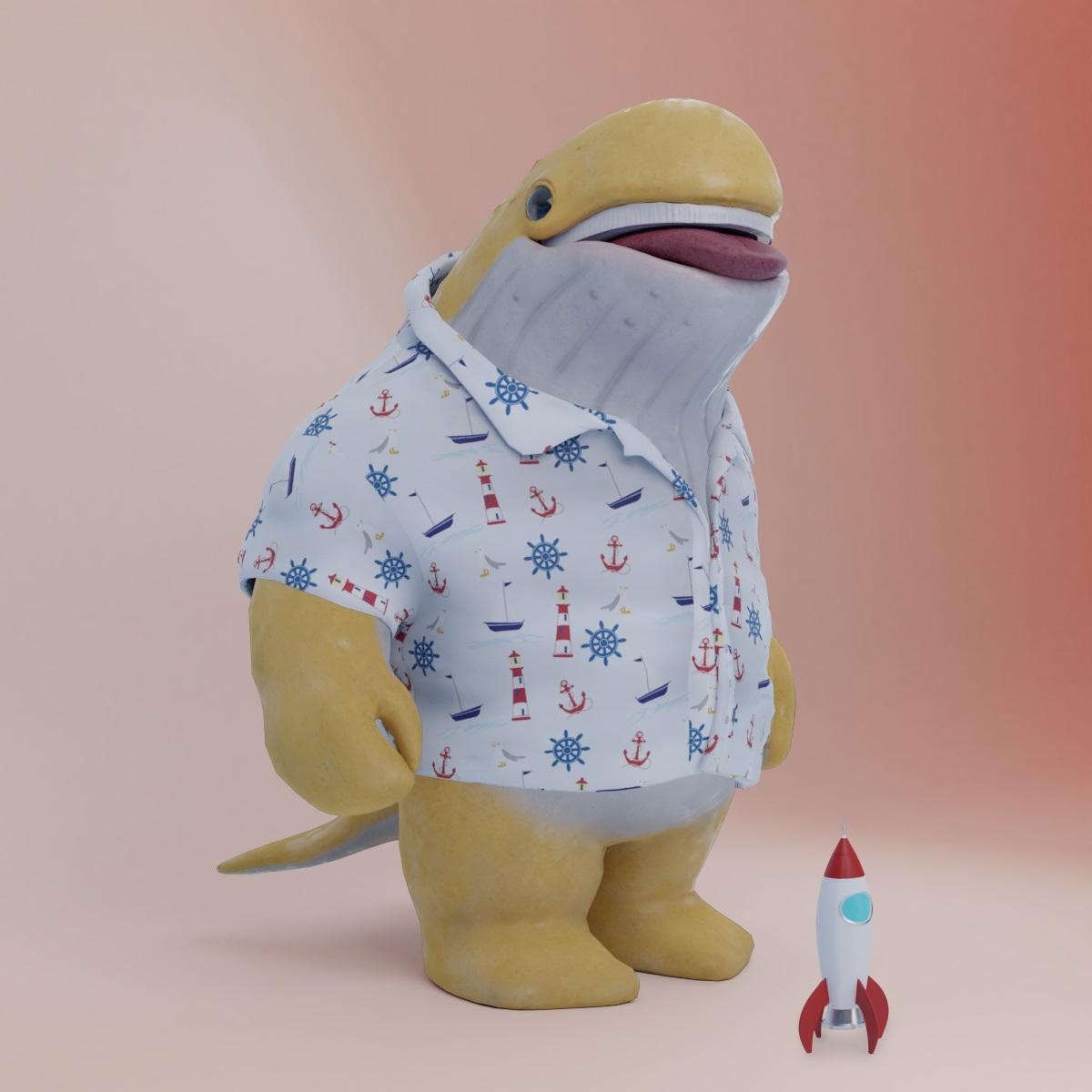Ein Beispiel eines Baby Whale NFTs