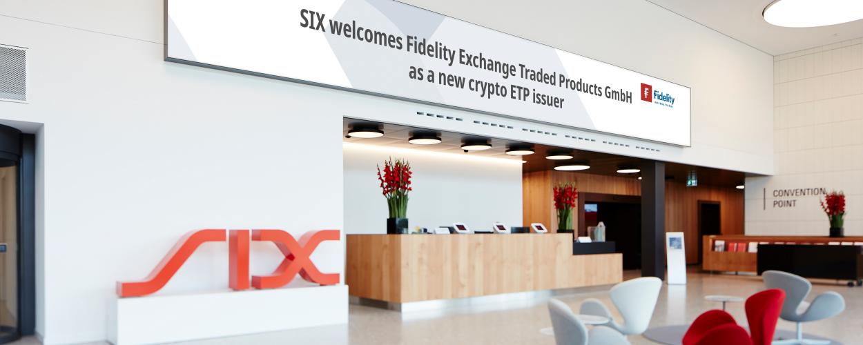 Les premiers ETP en Bitcoin de Fidelity cotés auprès de SIX Swiss Exchange