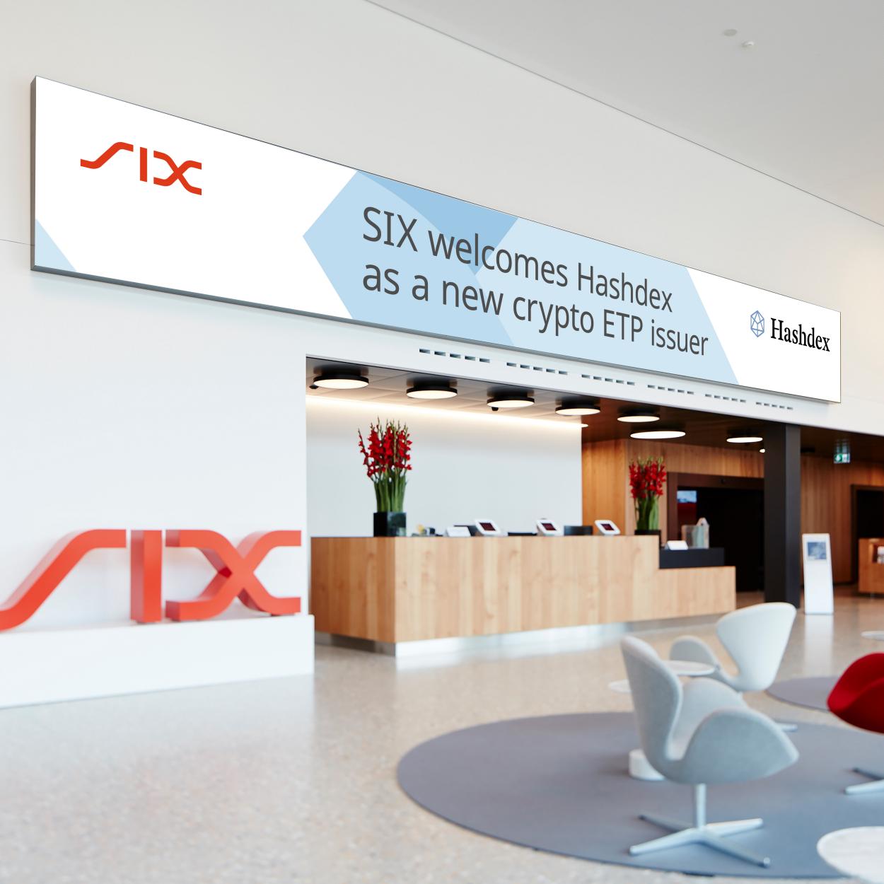Hashdex Lists First Crypto ETPs on SIX Swiss Exchange