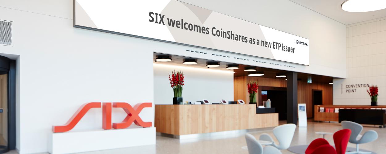 CoinShares inscrit son premier ETP Bitcoin chez SIX
