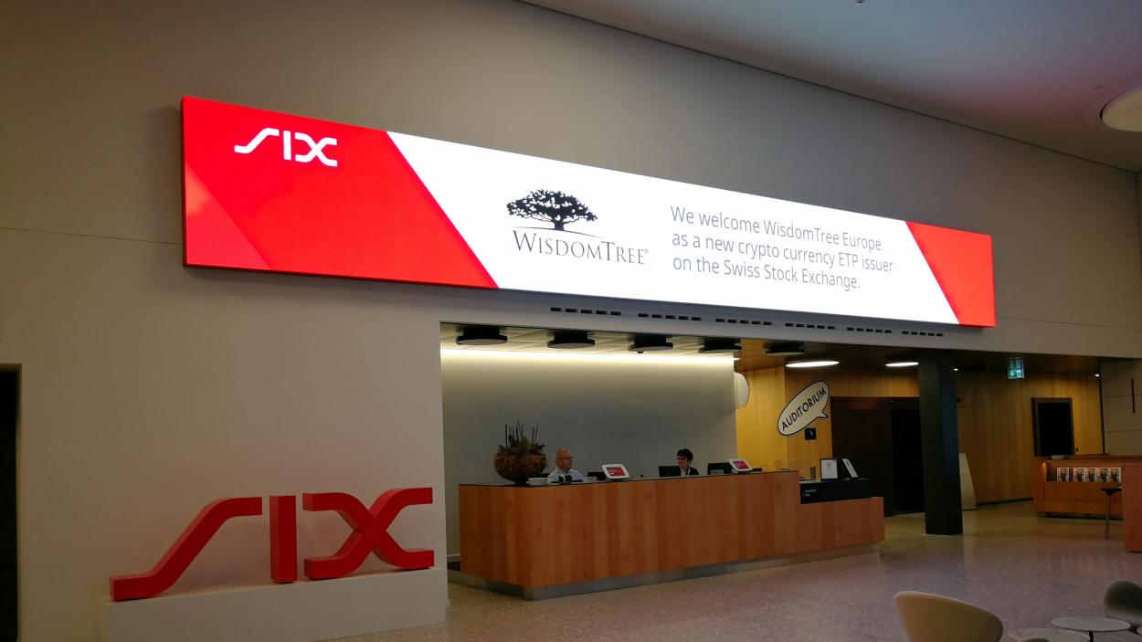 WisdomTree Europe Joins SIX as a New Crypto Currency ETP Issuer