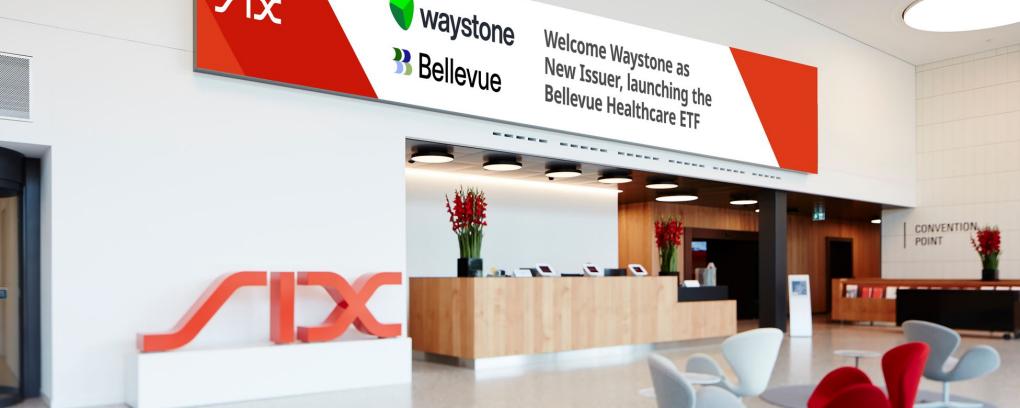 Waystone Joins SIX Swiss Exchange as New Issuer and Launches the Bellevue Healthcare ETF