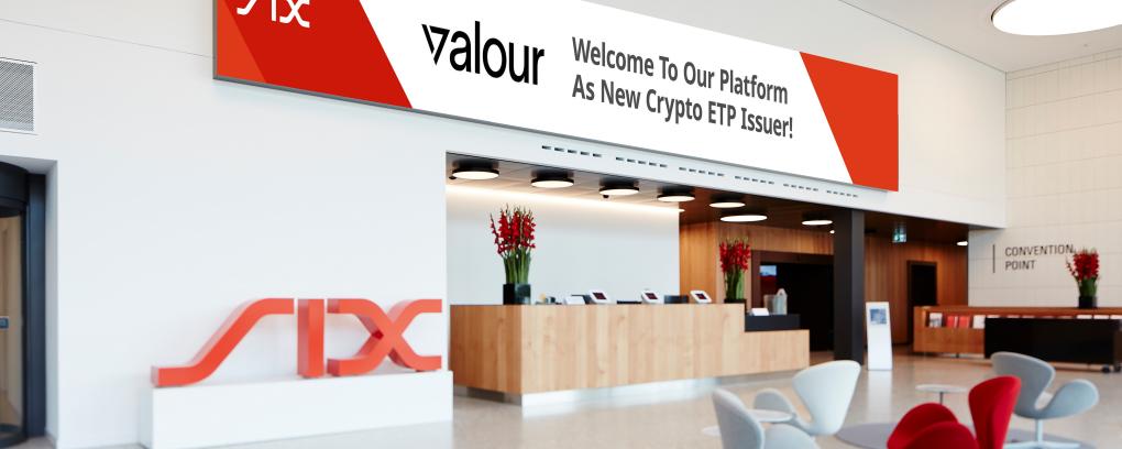 Valour Digital Securities Ltd Becomes New Crypto ETP Issuer at SIX Swiss Exchange